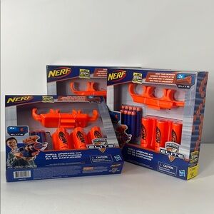 Lot of 3 Boxes NERF N-Strike Elite Shell Upgrade Kit 9 Darts Per Box New in Box